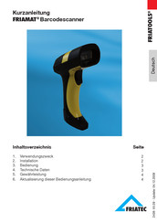 FRIATEC FRIAMAT Series Quick Reference Instructions