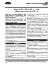 Carrier 19XR44017801 Installation, Operating And Maintenance Instructions
