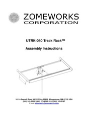 ZOMEWORKS Track Rack UTRF-064 Assembly Instructions Manual