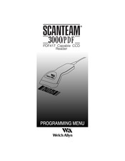 Welch Allyn Scanteam PDF417 Programming Menu Manual