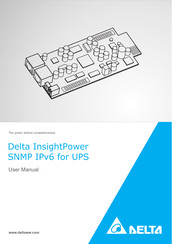 Delta InsightPower SNMP IPv6 for UPS User Manual