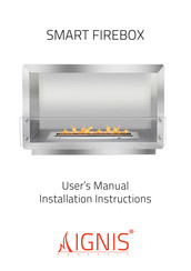 Ignis SMART FIREBOX User's Manual & Installation Instructions