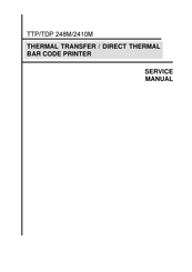 TSC TTP 246M Service Manual