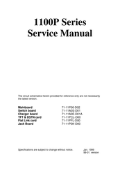 Clevo 1100P Series Service Manual