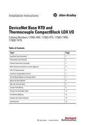 Rockwell Automation Allen-Bradley 1790D-4T0 Installation Instructions Manual