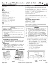 Eaton CROUSE-HINDS Champ FVMA Series Installation & Maintenance Information