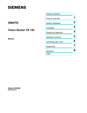 Siemens SIMATIC VS130 Series Manual