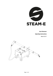 Steam-e Gum Remover Operating Instructions Manual