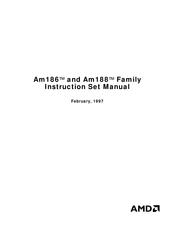 AMD Am188 Series Instruction Set