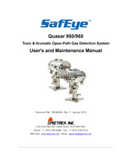 Spectrex SafEye Quasar 960 User And Maintenance Manual