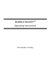CITC BUBBLE BUDDY Operating Instructions Manual