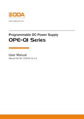 ODA OPE-QI User Manual