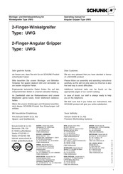 SCHUNK UWG 40 Operating Manual