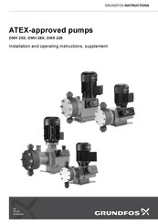 GRUNDFOS DMH 28 Series Installation And Operating Instructions, Supplement