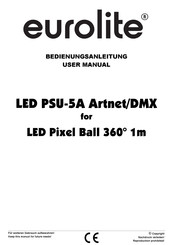 EuroLite LED PSU-5A Artnet/DMX User Manual