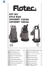 Pentair Flotec FP7KV Use And Maintenance Manual