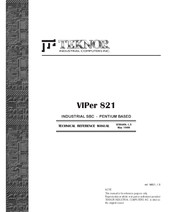 Teknor Industrial Computers VIPer 821 Technical Reference Manual