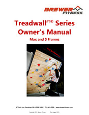Brewer Fitness TREADWALL Max Frame Owner's Manual