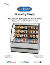 Federal SSRPF3652 Installation & Operation Instructions