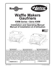 Hatco Krampouz KWM09 Series Installation And Operating Manual