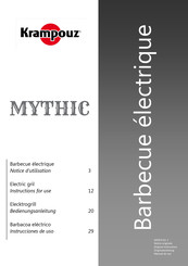Krampouz Barbecue Mythic Instructions For Use Manual