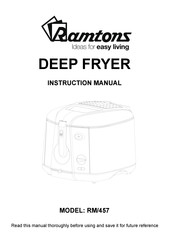 RAMTONS RM/457 Instruction Manual