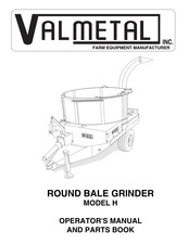 VALMETAL H Series Operator's Manual And Parts Book