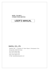 dacell DN-AM210 User Manual