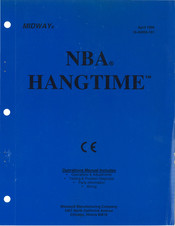Midway NBA HANGTIME Series Operating Manual