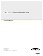 Banner ABR 7000 Series Instruction Manual