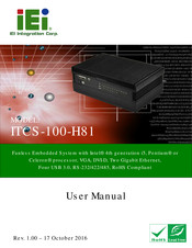 Iei Technology ITCS-100-H81 Us Er Manual
