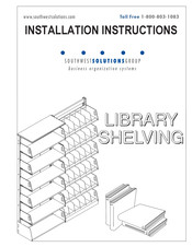 SOUTHWESTSOLUTIONSGROUP Library Shelving Installation Instructions Manual