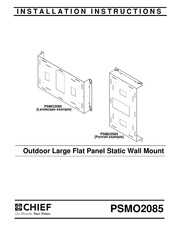 CHIEF PSMO2085 Installation Instructions Manual