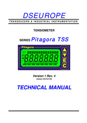 DS Europe Pitagora TSS Series Technical Manual