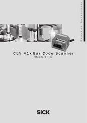 SICK CLV 41 Series Operating Instructions Manual