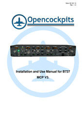 Opencockpits B737 MCP V3 Installation And Use Manual