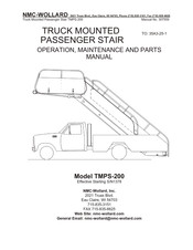 NMC-WOLLARD TMPS-200 Operation, Maintenance And Parts Manual