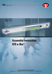 GfS e-Bar 700 715 Assembly Instruction Manual