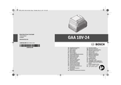Bosch GAA18V-24 Original Instructions Manual