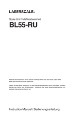 LASERSCALE BL55-RU Instruction Manual