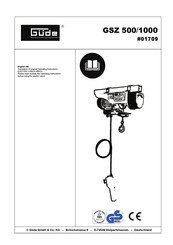 Gude GSZ 500/1000 Manual