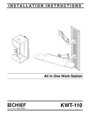 CHIEF KWT110 Installation Instructions Manual
