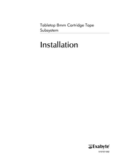 Exabyte EXB-8200SX Installation Manual