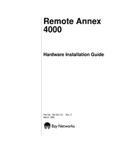 Bay Networks Remote Annex 4000 Hardware Installation Manual