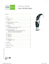 Phonak MLxi Baha Fittings Manual