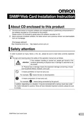 Omron SC20G2 Installation Instruction