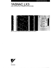 YASKAWA yasnac lx3 Instruction Manual