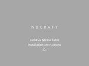 Nucraft Two4Six Installation Instructions Manual
