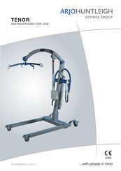 Getinge Arjohuntleigh TENOR Instructions For Use Manual