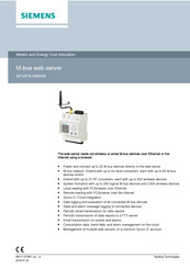 Siemens WTV676-HB6035 Manual